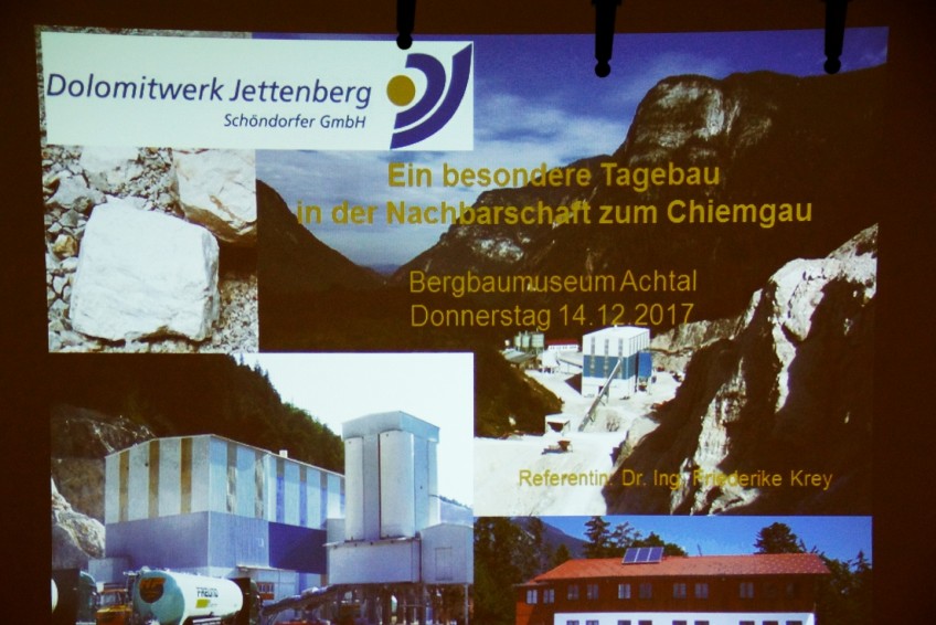 #AUFMACHER# Fachvortrag - Besonderer Tagebau im Chiemgau